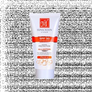 کرم ضد آفتاب فیزیکال SPF30 مای مناسب پوست های معمولی تا خشک 50 میلی لیتر